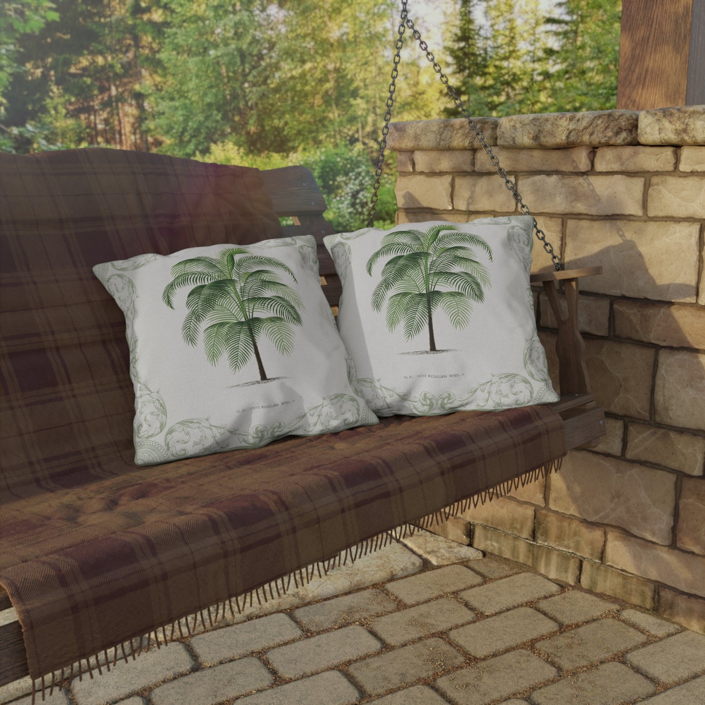 Tropical Oasis Outdoor-Kissen