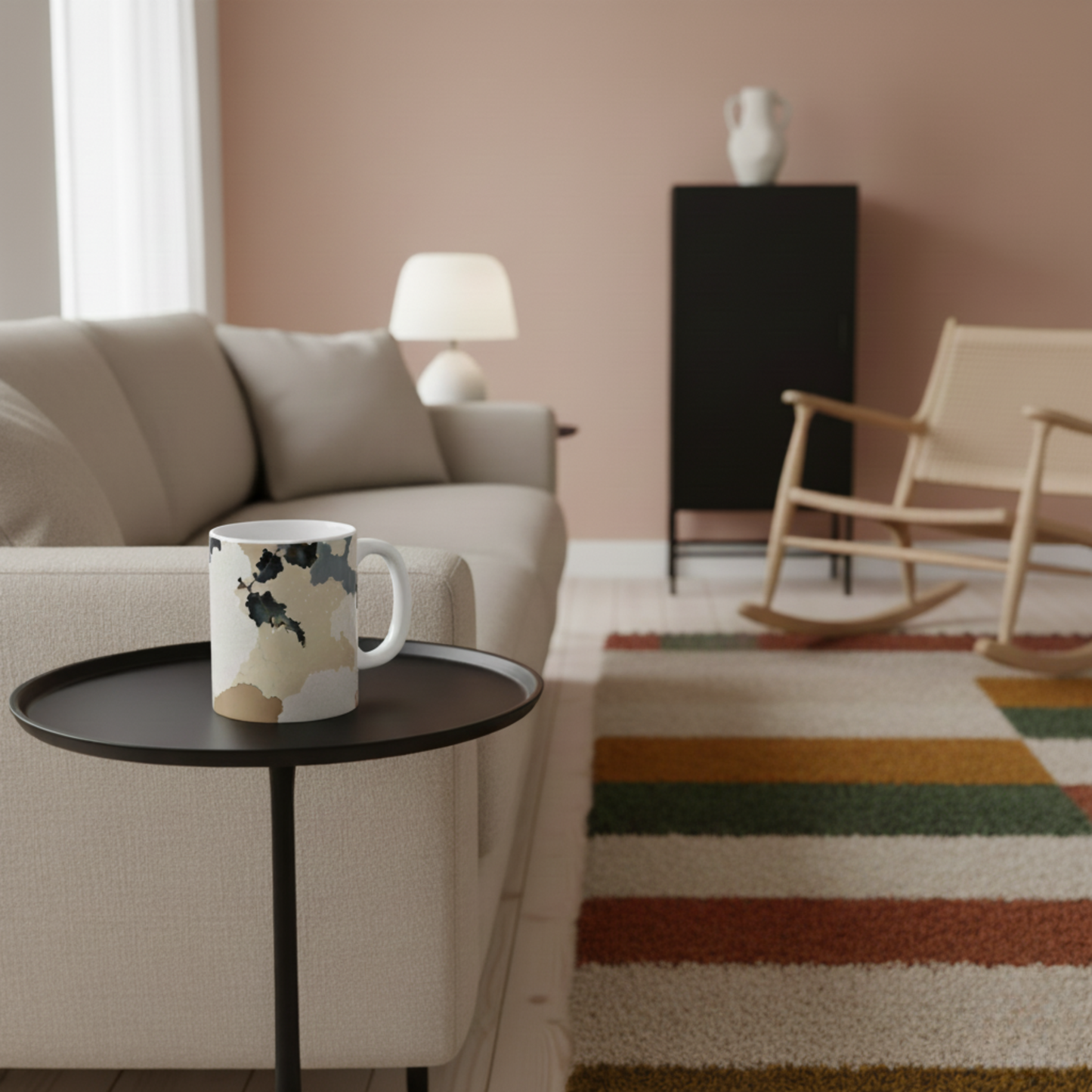 Blüte aus Momoyogusa Keramik-Kaffeetasse II