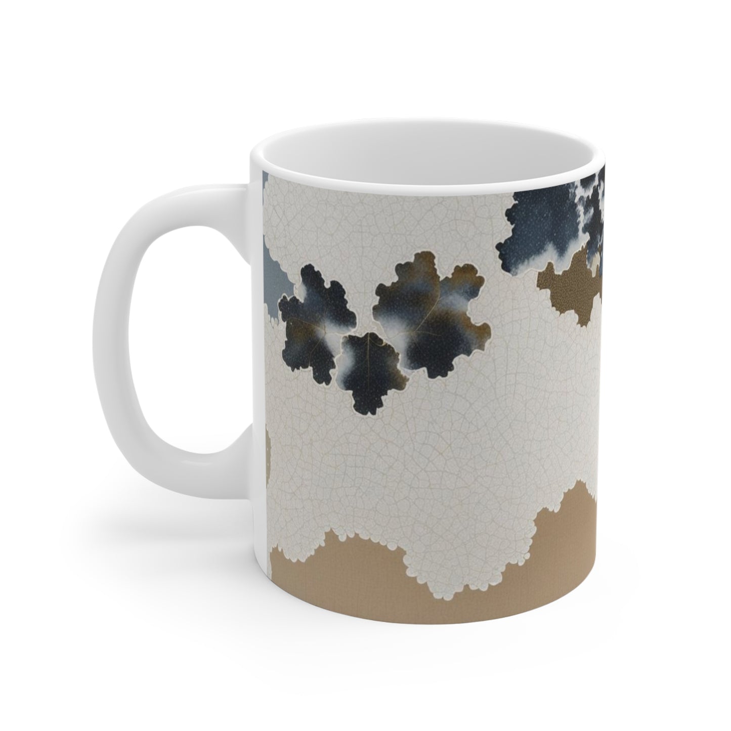 Blüte aus Momoyogusa Keramik-Kaffeetasse II