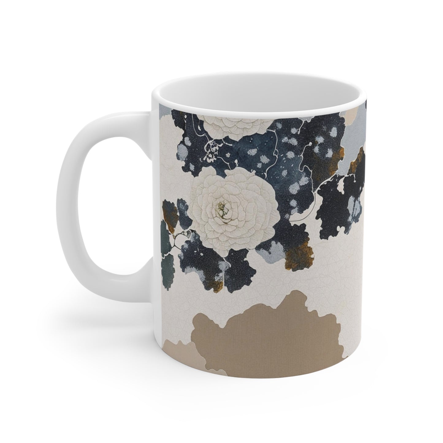 Blüte aus Momoyogusa Keramik-Kaffeetasse III