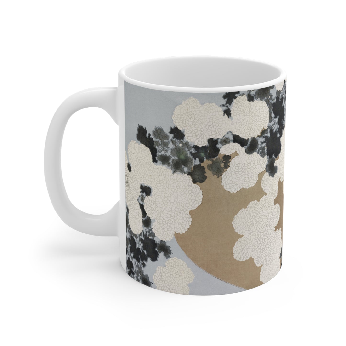 Blüte aus Momoyogusa Keramik-Kaffeetasse I