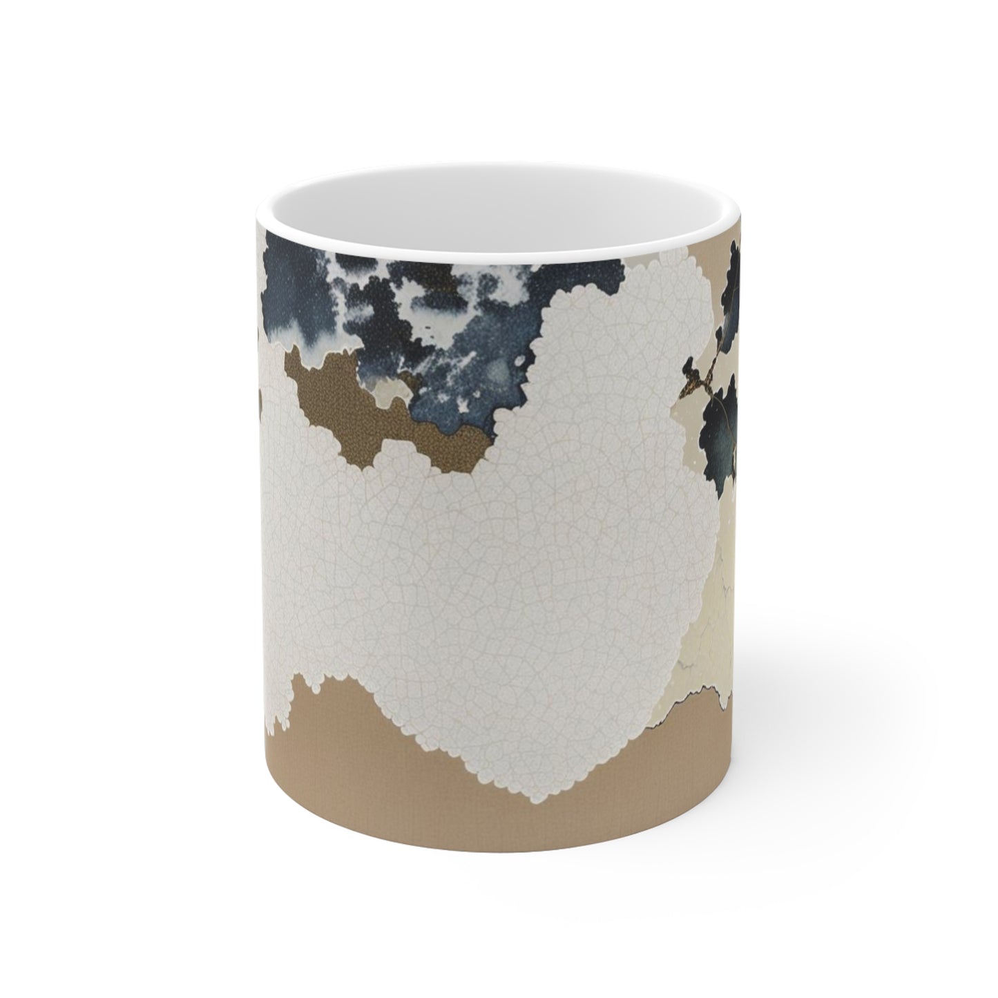 Blüte aus Momoyogusa Keramik-Kaffeetasse II