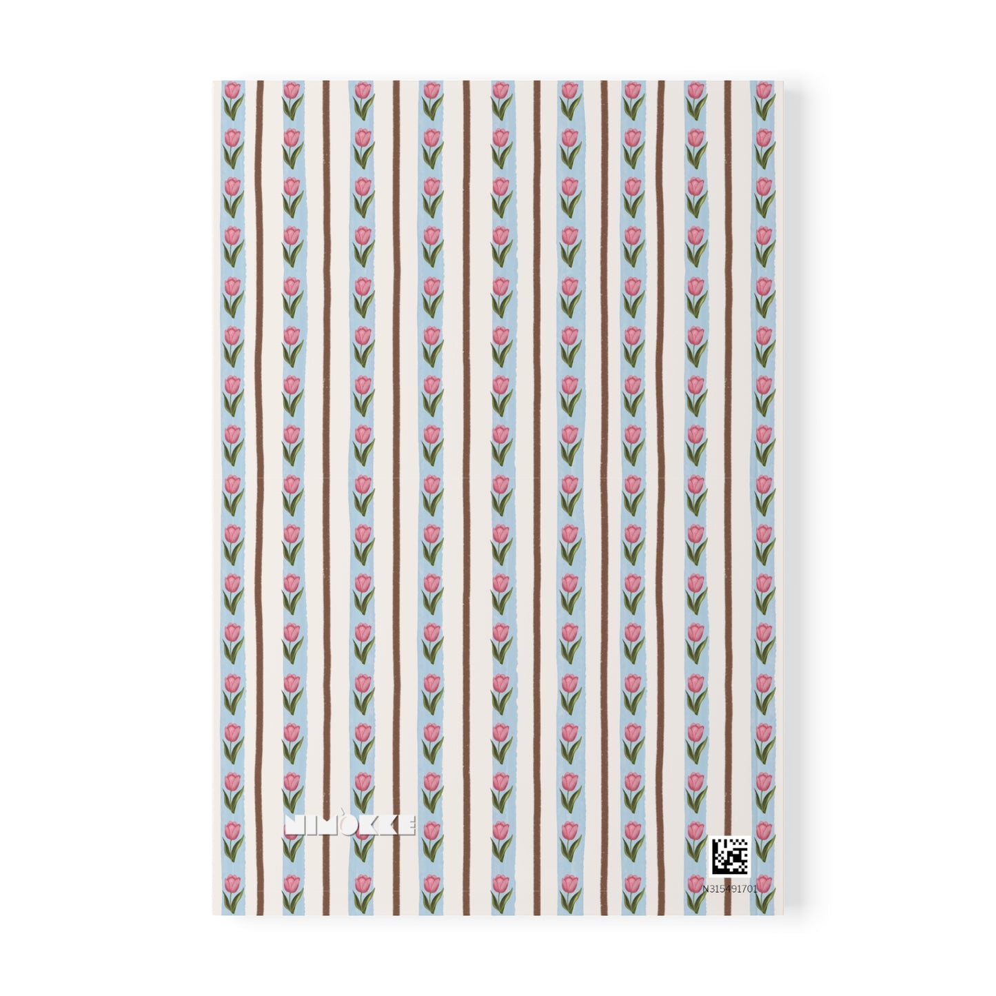 Tulips & Yellow Bow 02 Notebook A5 – Personalized Softcover Journal
