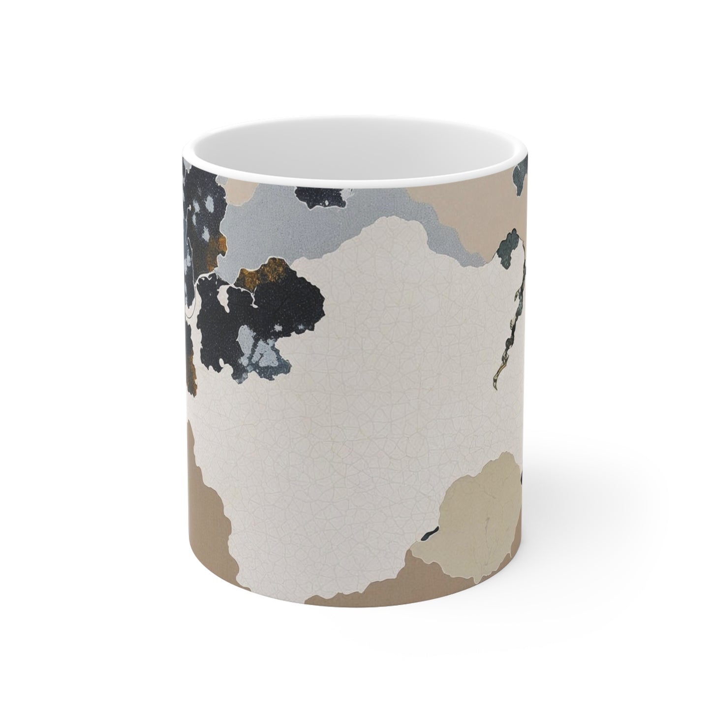 Blüte aus Momoyogusa Keramik-Kaffeetasse III