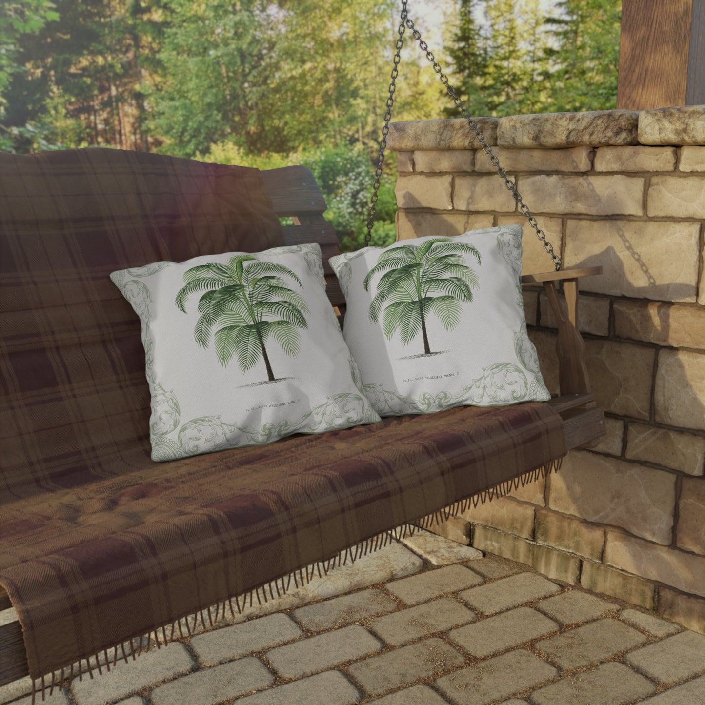 Tropical Oasis Outdoor Pillow