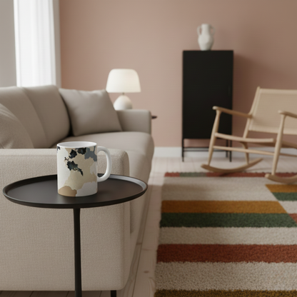 Blüte aus Momoyogusa Keramik-Kaffeetasse II