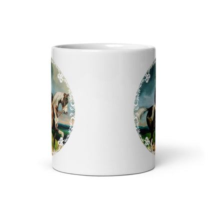 Mug Lady on Horseback