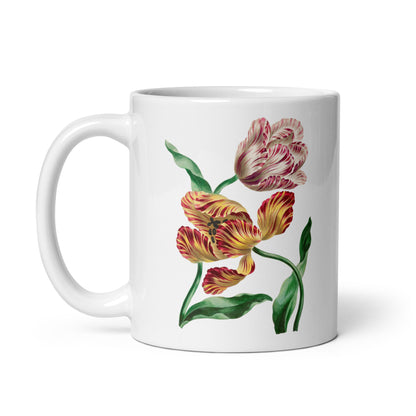 Mug Various Tulips by John Edwards